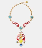 Dolce&Gabbana Embellished pedant necklace