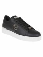 Philipp Plein Leather Lo-top Sneaker Hexagon
