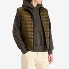 C.P. Company Men's D.D. Shell Lens Down Vest in Ivy Green