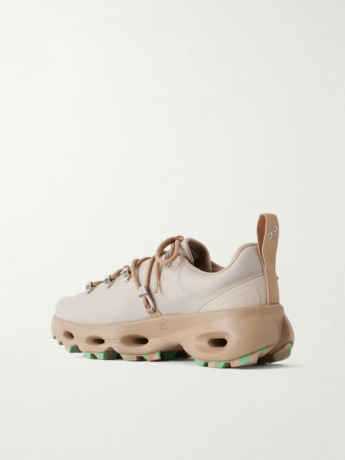 LOEWE - On Cloudsolo Hiker Rubber-Trimmed Twill Sneakers - Neutrals