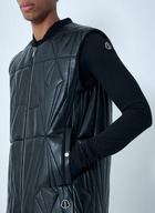 Moncler + Rick Owens Geocamo Flight Leather Hooded Gilet