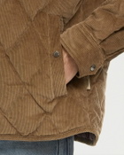 WOOLRICH CORDUROY ALASKAN SHIRT JACKET Brown Mens Overshirt