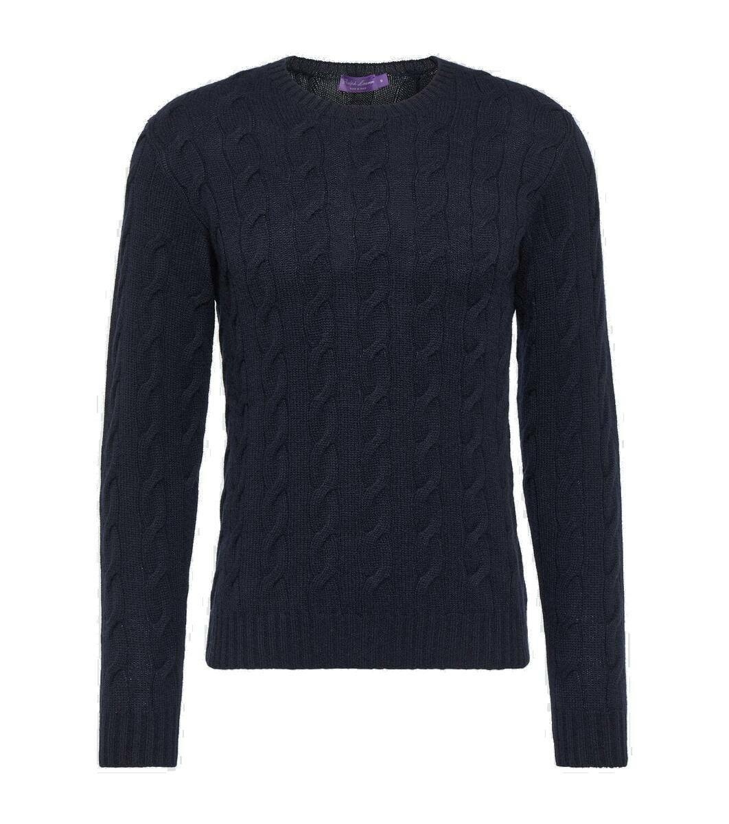 Photo: Ralph Lauren Purple Label Cable-knit cashmere sweater
