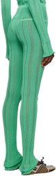 Marco Rambaldi Green Laddering Trousers