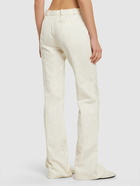 LUDOVIC DE SAINT SERNIN - Bum Cotton Canvas Midrise Straight Pants