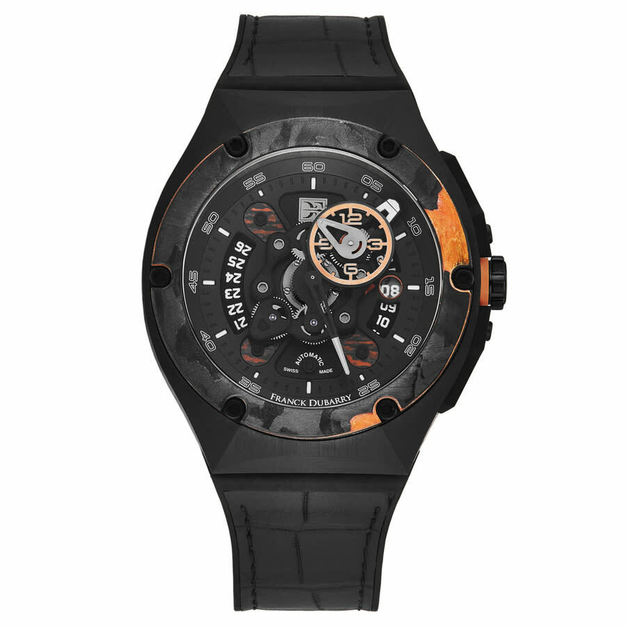 Franck Dubarry Crazy Wheel Black Dial Mens Watch CW-04-03