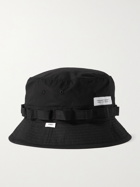 WTAPS - Appliquéd Cotton-Canvas Bucket Hat - Black