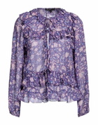 Maje Womens Shirt in Purple