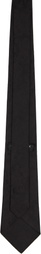 Comme des Garçons Homme Deux Black Paisley Silk Tie