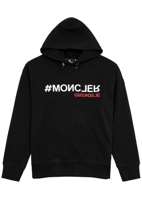 Photo: Moncler Grenoble Day-Namic Hooded Cotton Sweatshirt Black