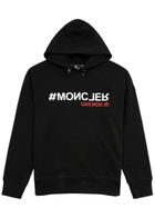 Moncler Grenoble Day-Namic Hooded Cotton Sweatshirt Black
