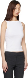 FLORE FLORE White Timmi Tank Top