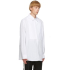 Valentino White Poplin Cinch Shirt