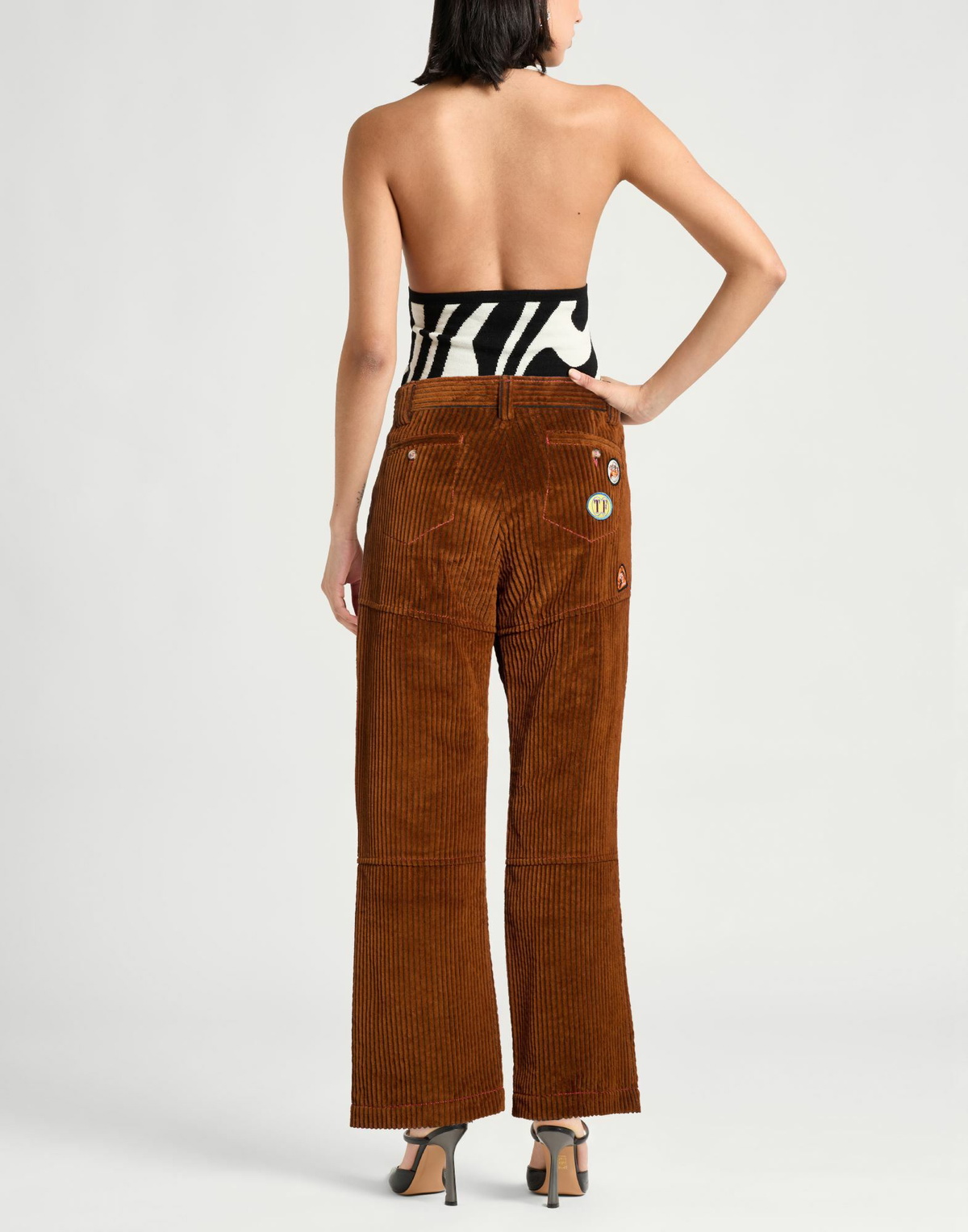 Cormio Womens Pants in Brown