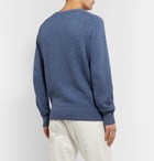 Alex Mill - Mélange Cotton and Silk-Blend Sweater - Blue