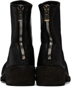 Guidi Black Back Zip Boots