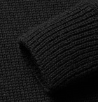 Universal Works - Ribbed Wool Rollneck Sweater - Black