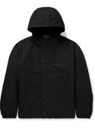 Applied Art Forms - CM1-1 Padded Cotton-Ventile Hooded Jacket - Black