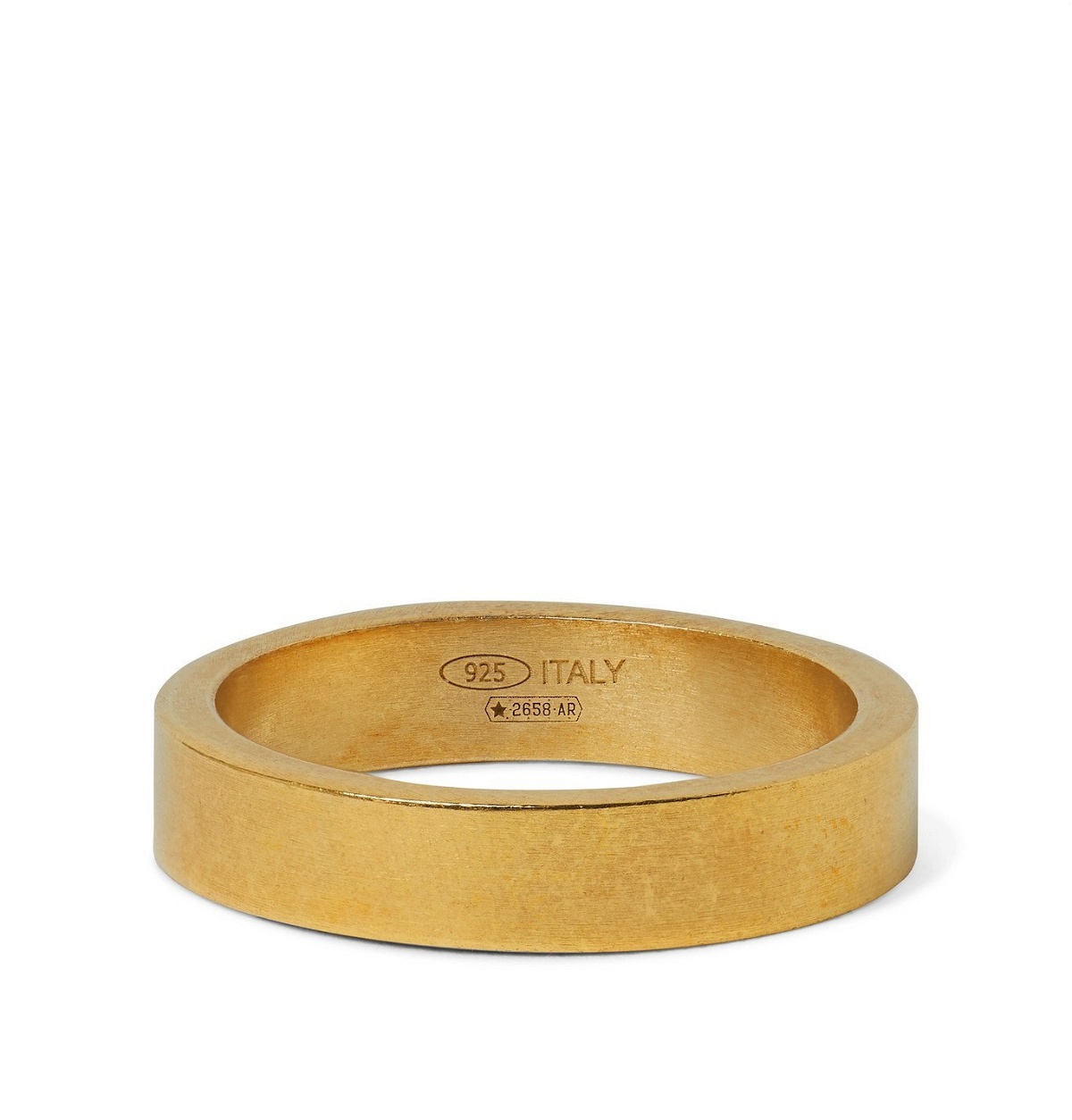 Maison Margiela - Logo-Engraved Gold-Tone Ring - Gold Maison Margiela