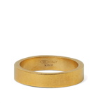 Maison Margiela - Logo-Engraved Gold-Tone Ring - Gold