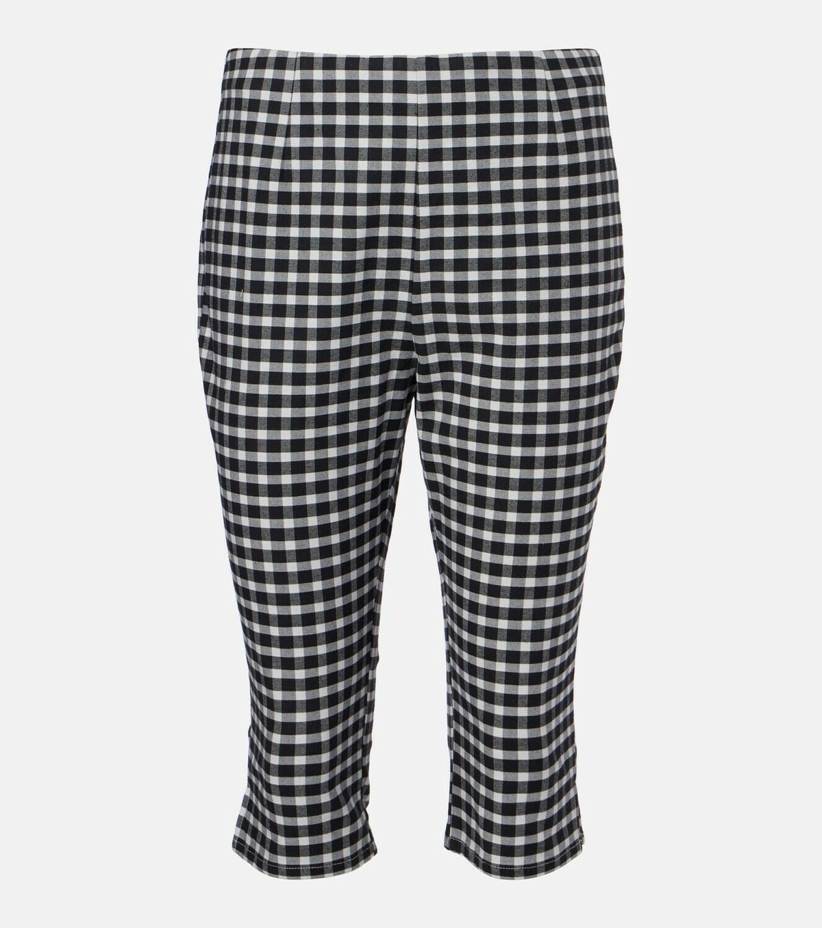 Posse Chiara gingham cotton-blend capri pants