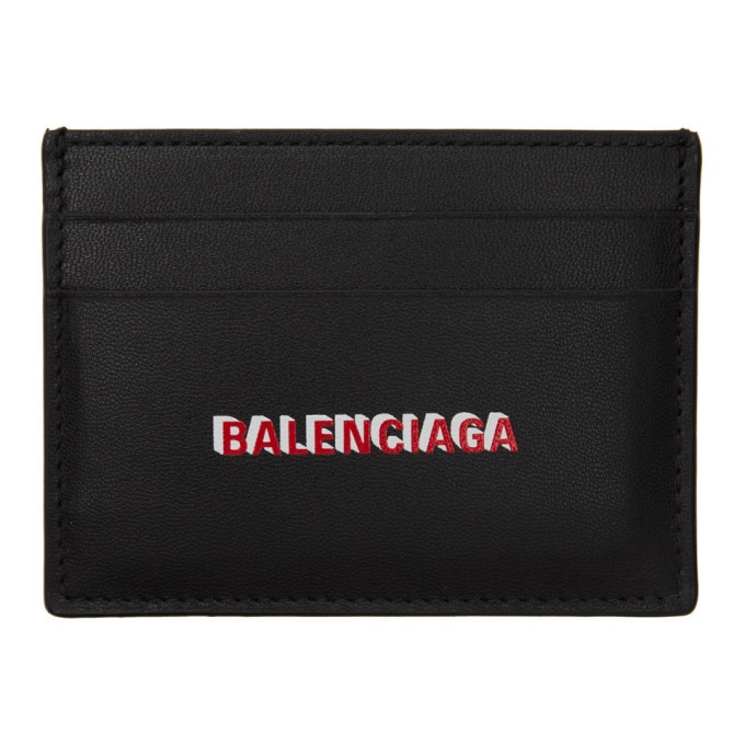 Photo: Balenciaga Black and Red Cash Card Holder