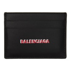 Balenciaga Black and Red Cash Card Holder