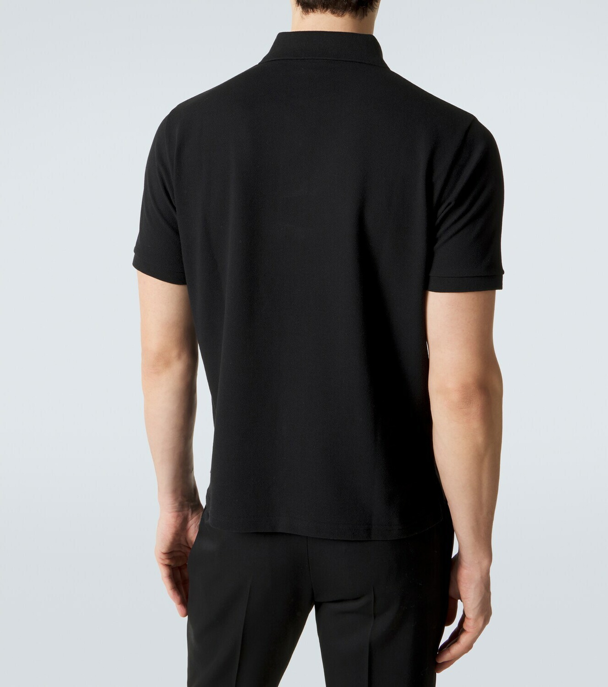 Saint Laurent Cotton-blend polo shirt