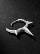 MARIA TASH - Triple Long Spike Eternity 9.5mm White Gold Diamond Single Earring