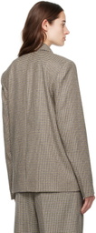 Teurn Studios SSENSE Exclusive Beige Owen Blazer