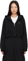 alexanderwang.t Black Logo Cropped Jacket