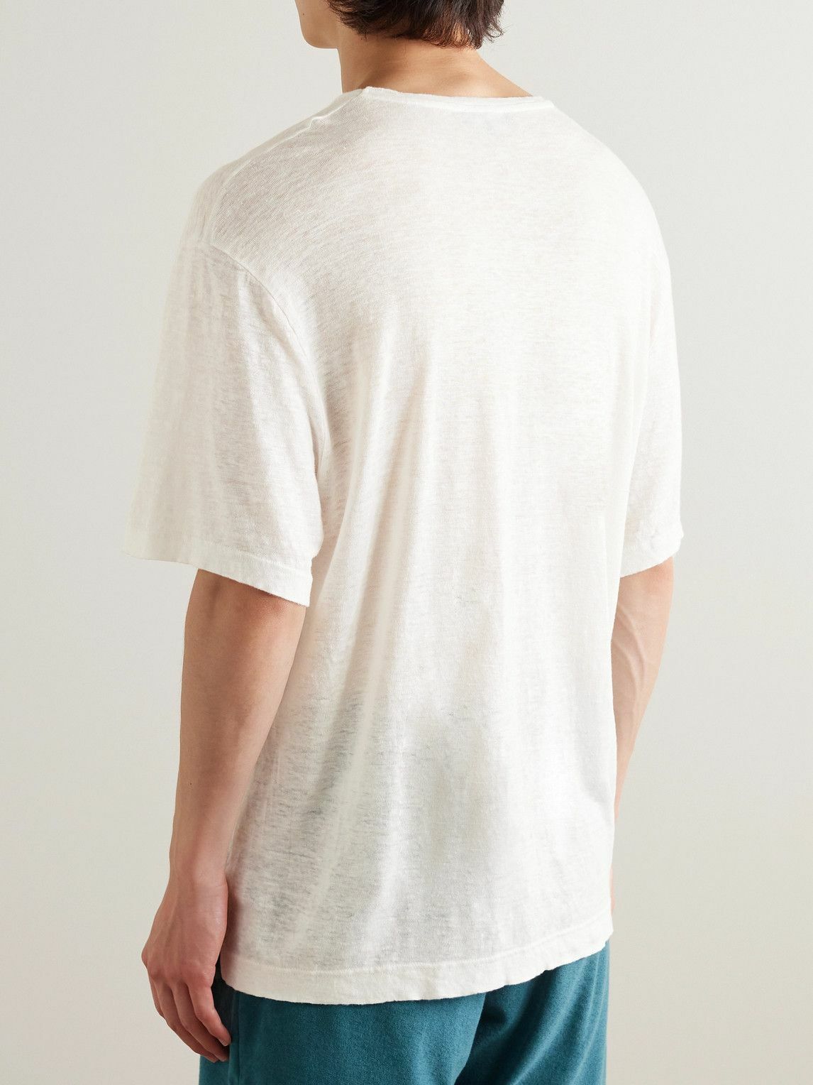 Frescobol Carioca - Carmo Linen T-Shirt - White