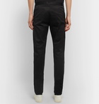 SAINT LAURENT - Black Slim-Fit Denim Chino Trousers - Black