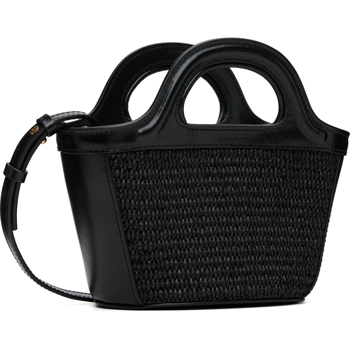 Marni Black Tropicalia Micro Tote