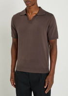 Raith Priva Cotton Polo Shirt Dark Brown