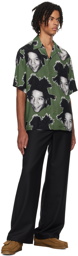 WACKO MARIA Green Printed Shirt