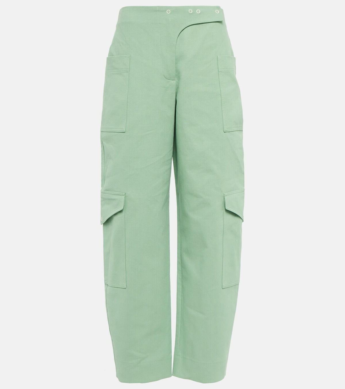Ganni Cotton canvas cargo pants GANNI