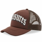 Pleasures Men's Twitch Trucker Cap in Brown 