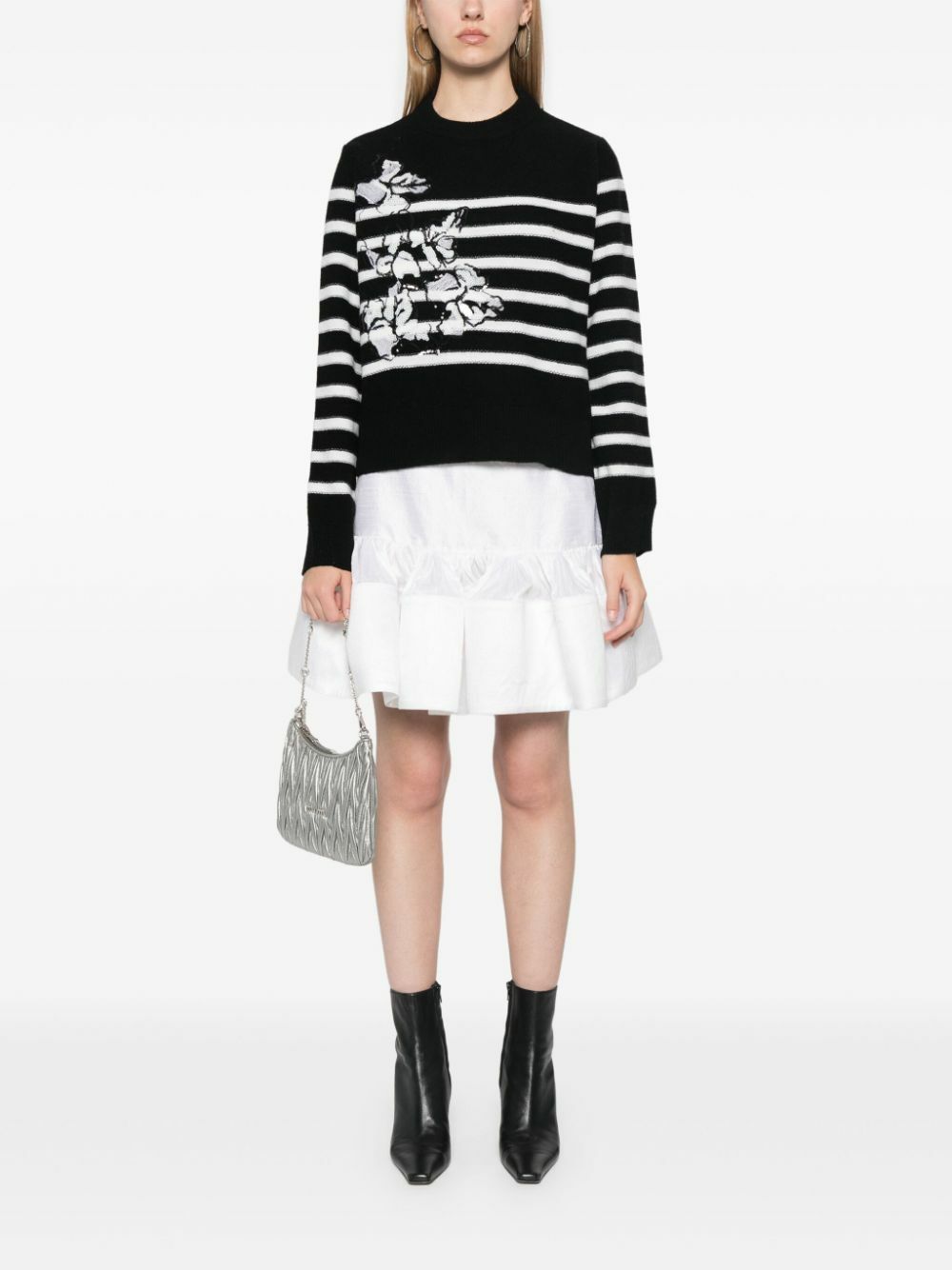 ERMANNO - Wool Embroidered Sweater