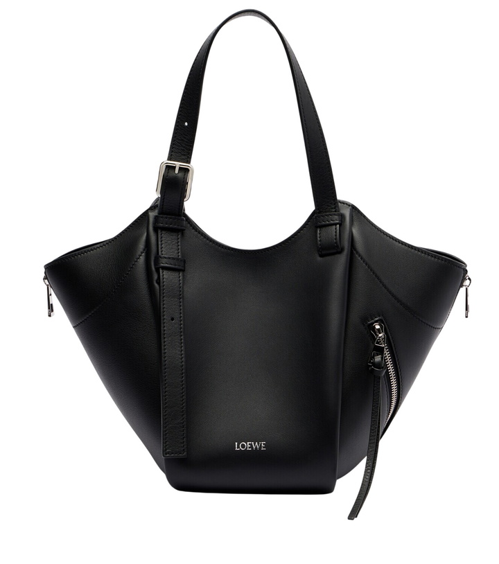Photo: Loewe Hammock Flip Medium leather tote bag