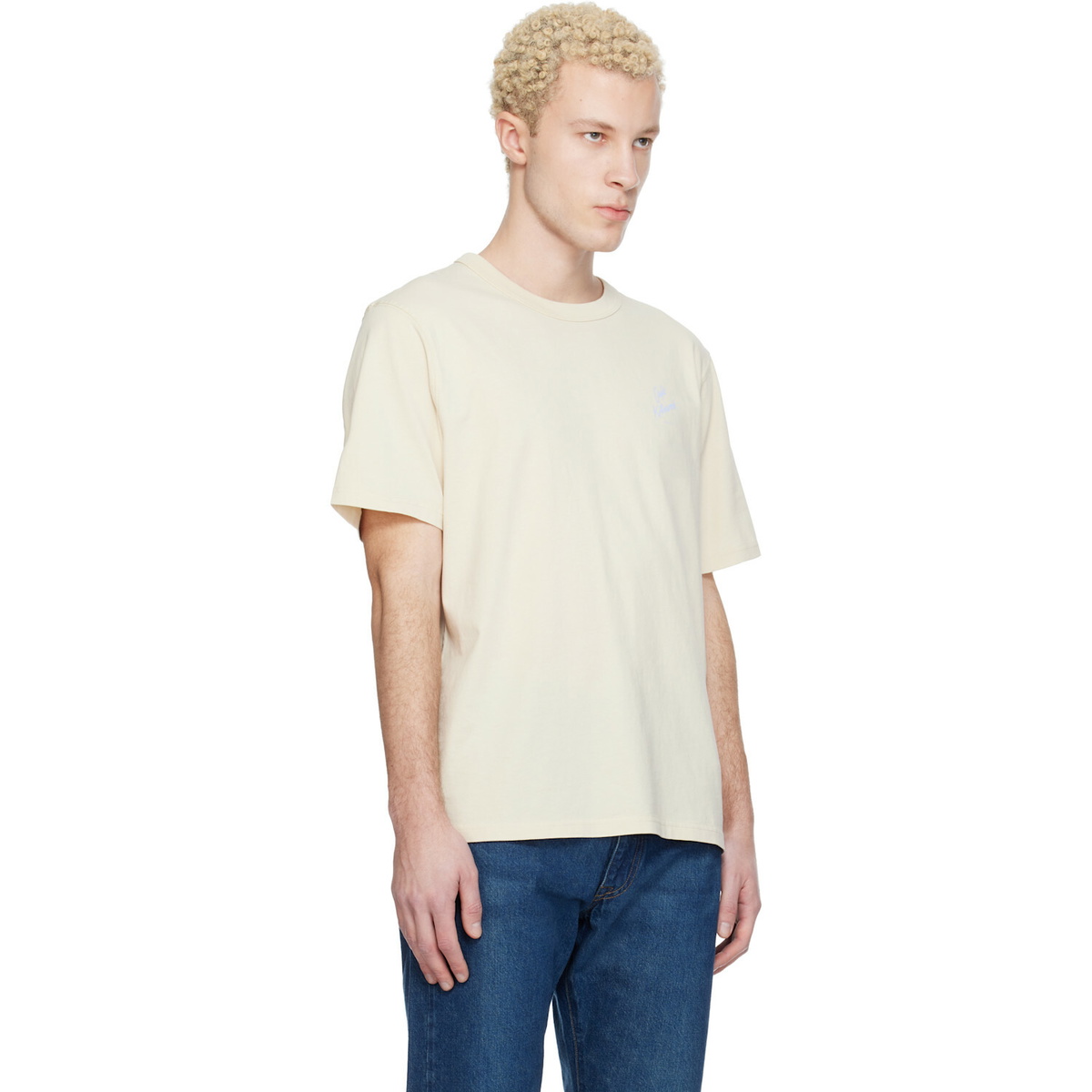 Maison Kitsuné Beige Summer Relax T-shirt