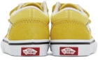 Vans Baby Yellow & White Old Skool V Sneakers