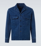Tom Ford Striped denim overshirt