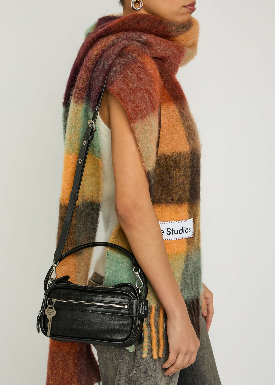 Acne Studios Camero Kit Grained Leather Cross-body bag - Black - One Size