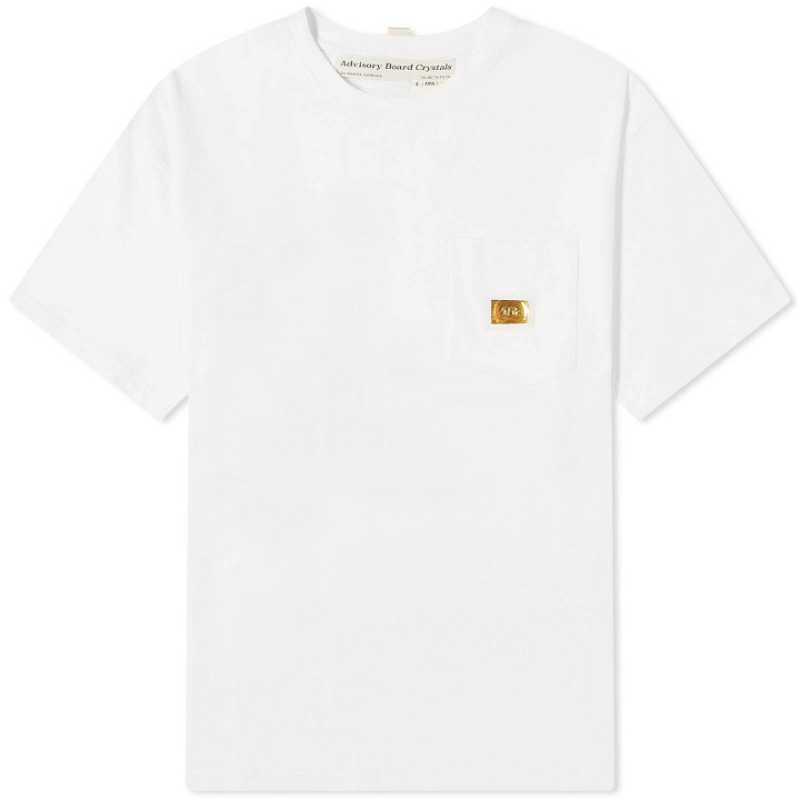 Photo: Advisory Board Crystals Men's 123 Pocket T-Shirt in White