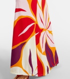 Cala de la Cruz Amay floral jersey maxi dress