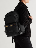 TOM FORD - Leather-Trimmed Nylon Backpack