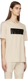 Balmain Off-White Tape Logo T-Shirt