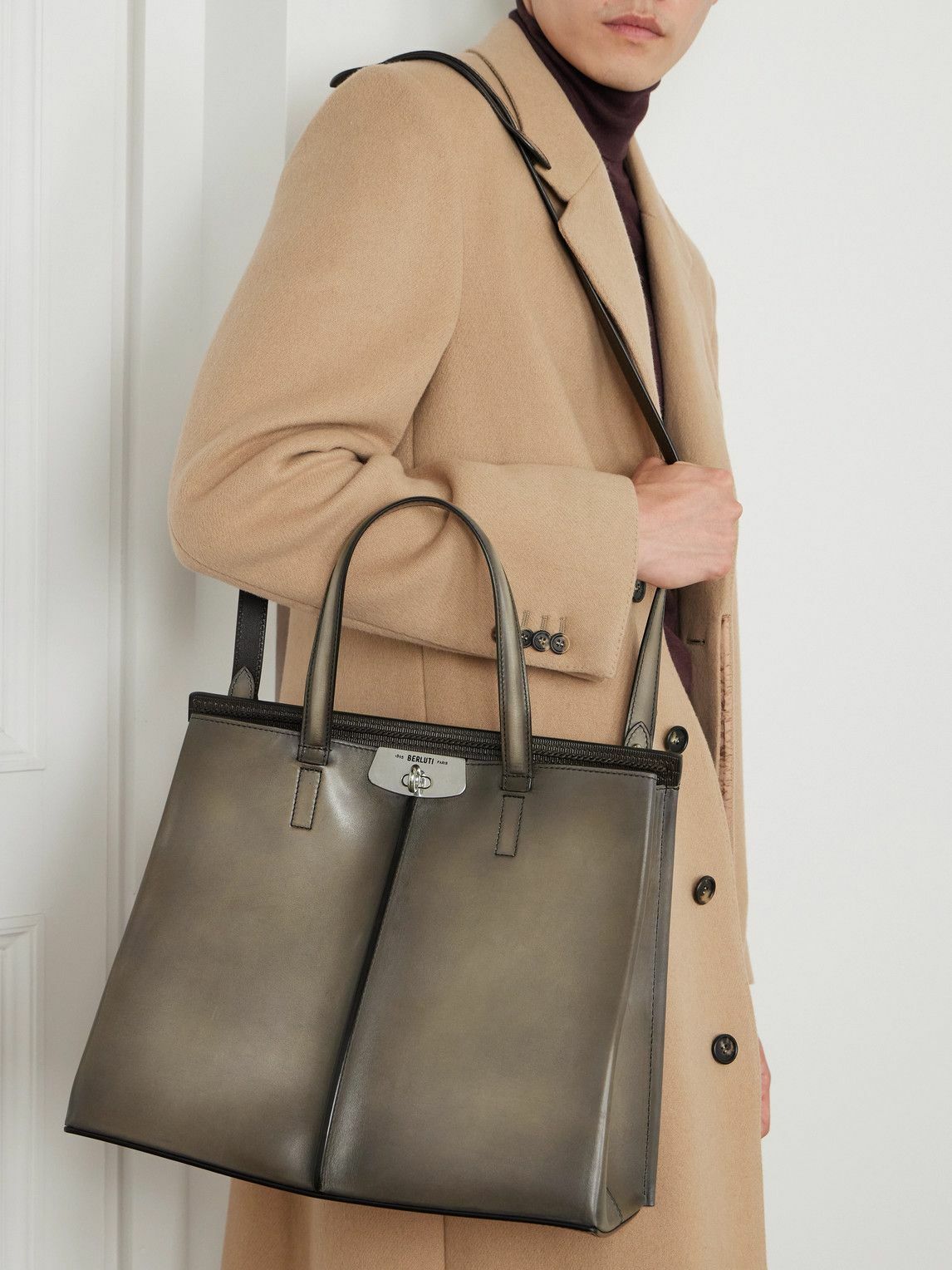 Berluti - Luti 38 Venezia Leather Tote Berluti