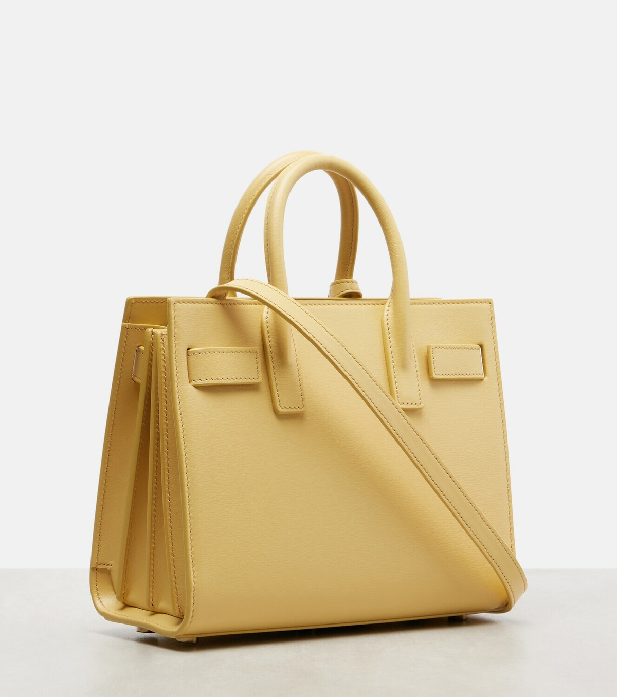 Saint Laurent Sac De Jour Nano leather top-handle bag